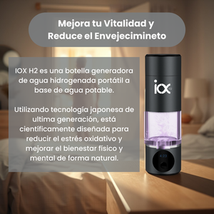 Botella Portátil Generadora de Agua Hidrogenada